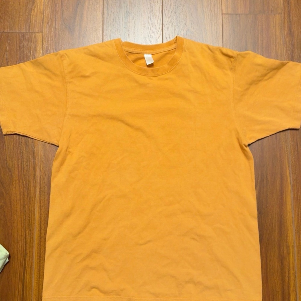 Classic Men's Orange Short Sleeve Tee